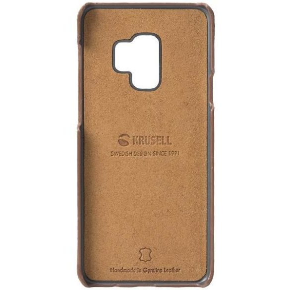 Krusell Samsung G960 S9 Sunne 2 Card Cover konyak tok