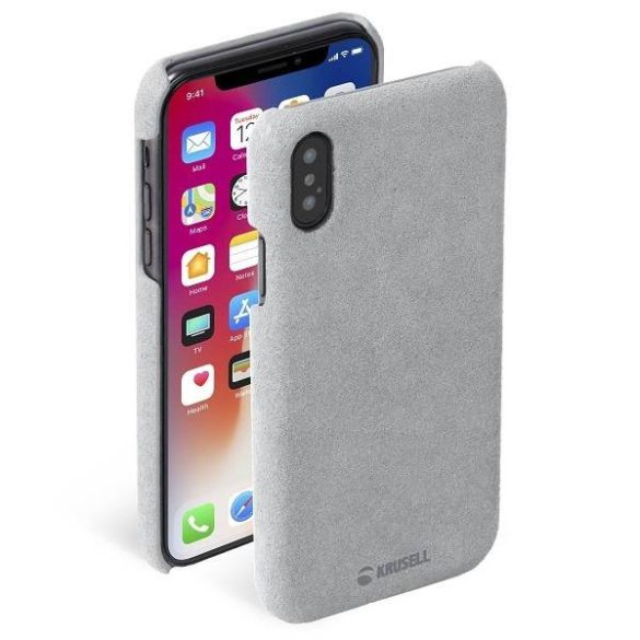 Krusell iPhone X/Xs Broby Cover 61435 szürke tok