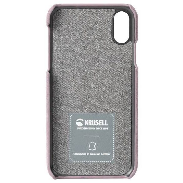 Krusell iPhone X/Xs Broby Cover 61436 rózsaszín tok