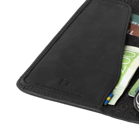 Krusell iPhone Xs Sunne 4 kártya 61445 fekete FolioWallet tok