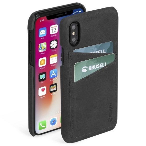 Krusell Sunne Card tok iPhone Xs Max - fekete