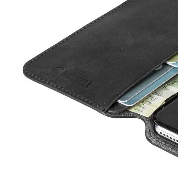 Krusell FolioWallet könyvtok iPhone 11 - fekete