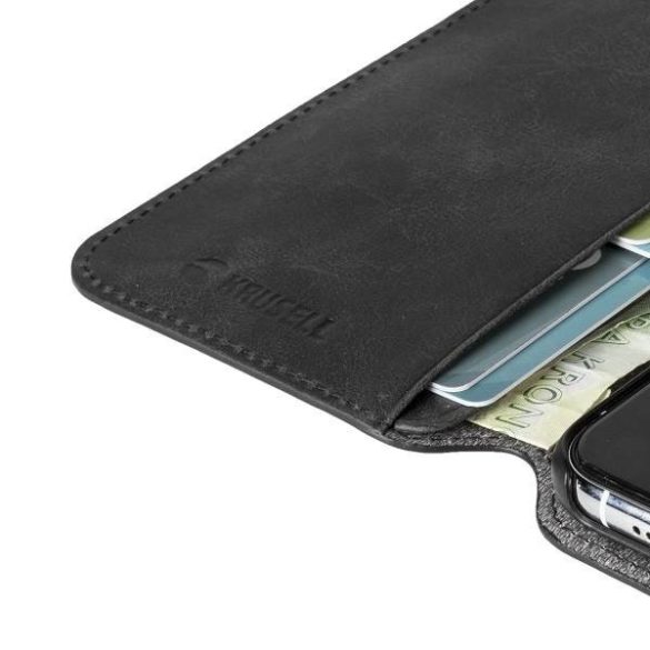 Krusell iPhone 11 Pro Max Sunne 4 kártya fekete FolioWallet tok