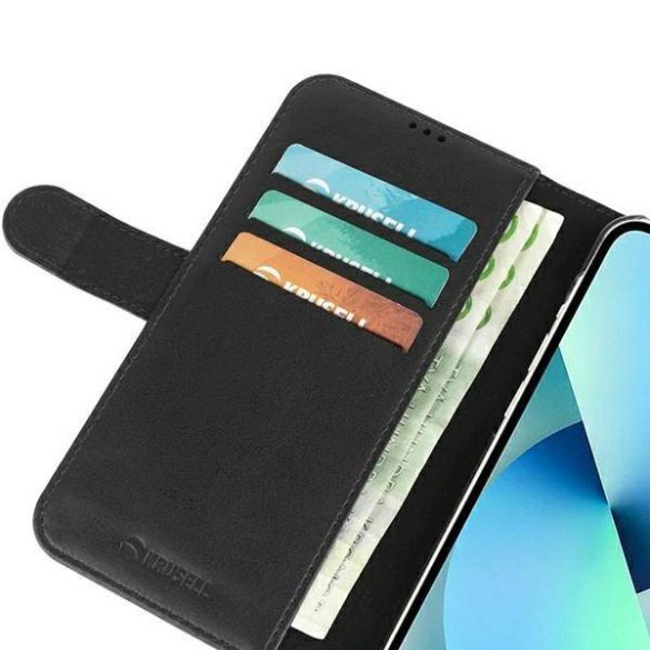 Krusell telefontok pénz-és kártyatartóval iPhone 13 mini fekete tok