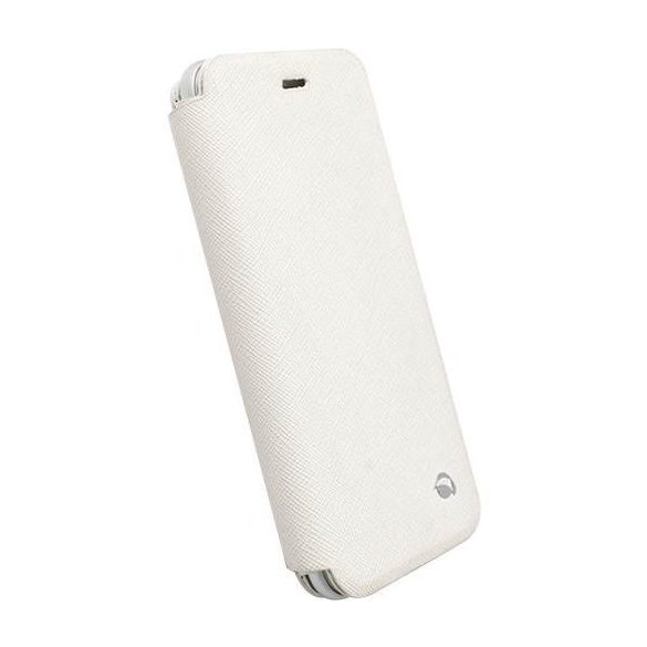 Krusell kihajtható tok iPhone 6 4,7" Malmo Stnd fehér tok