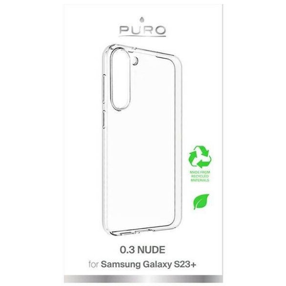 Puro Nude 0.3mm Samsung S23+ S916 átlátszó tok