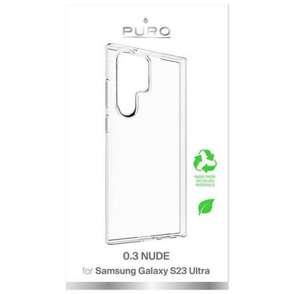 Puro Nude 0.3mm Samsung S23 Ultra S918 átlátszó tok