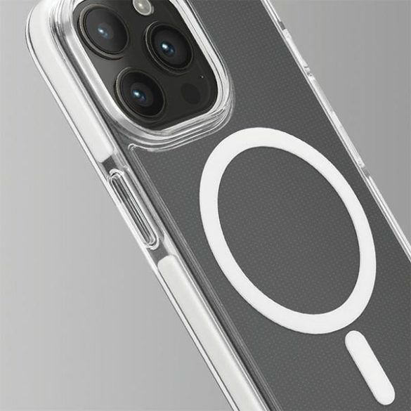 Puro LITEMAG PRO iPhone 15 Pro Max 6.7" MagSafe átlátszó PUIPC15P67LITEMPWHI tok