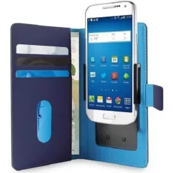   PURO Smart Wallet XL Tok univerzális kék tok 5.1" fotó-, pénz- és kártyatartóval