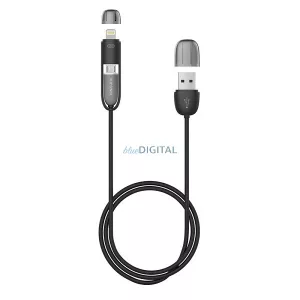 FujiPower Lightning/Micro kábel 1m - fekete