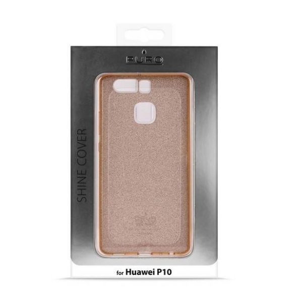 Puro Glitter Shine Huawei P10 arany tok