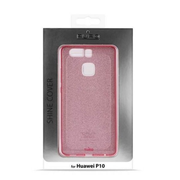 Puro Glitter Shine Huawei P10 rózsaarany tok