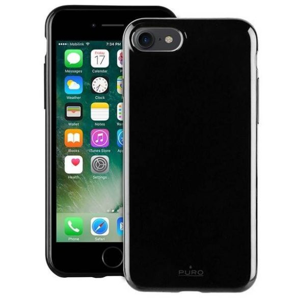 Puro Sunny Kit Tok iPhone 7/8 SE 2020 / SE 2022 fekete tok + napszemüveg