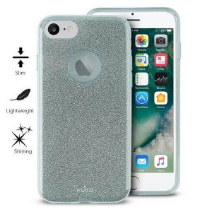 Puro Glitter Shine iPhone 6/6S/7 világoskék limitált kiadású tok