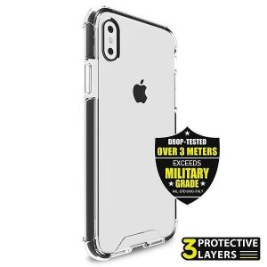 Puro Impact Pro Hard Shield iPhone X/Xs fekete tok