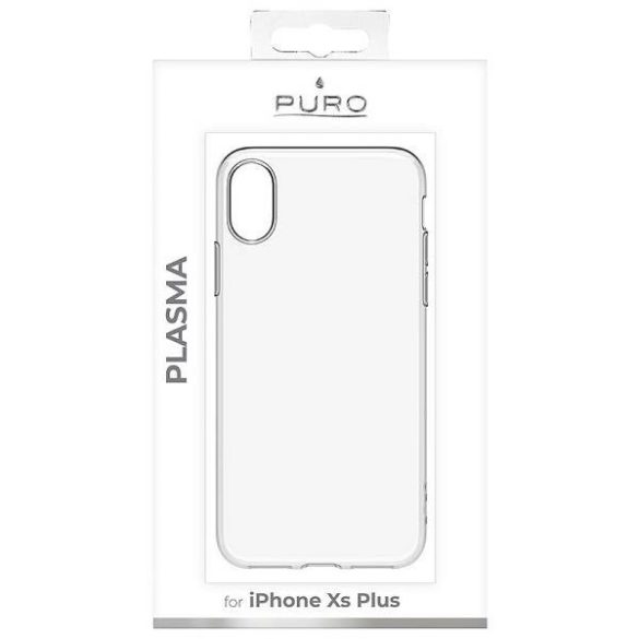 Puro Plasma Cover iPhone Xs Max átlátszó tok