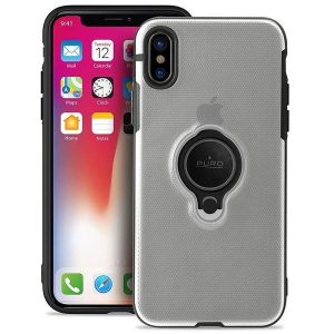 Puro Magnet Ring Cover iPhone Xs Max átlátszó tok