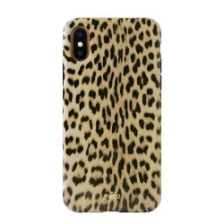   Puro Glam Leopárd Cover iPhone Xs Max fekete limitált kiadású tok