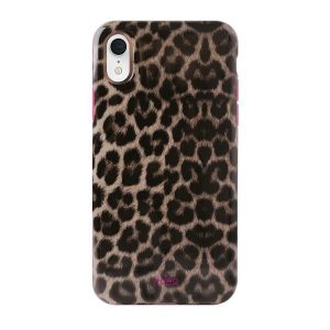 Puro Glam Leopard Cover iPhone Xr rózsaszín limitált kiadású tok