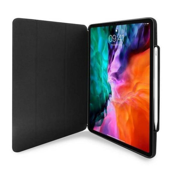 Puro Zeta Pro iPad Air 4 10,9" 2020 fekete mágneses tok állvány funkcióval + Apple Pencil tartó