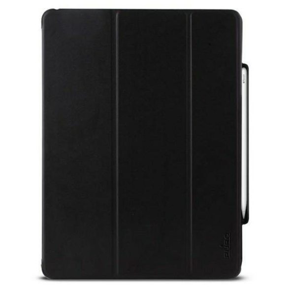 Puro Zeta Pro iPad Air 4 10,9" 2020 fekete mágneses tok állvány funkcióval + Apple Pencil tartó