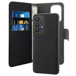 Puro Wallet Detachable 2az1-ben tok Samsung A33 5G A336 - fekete