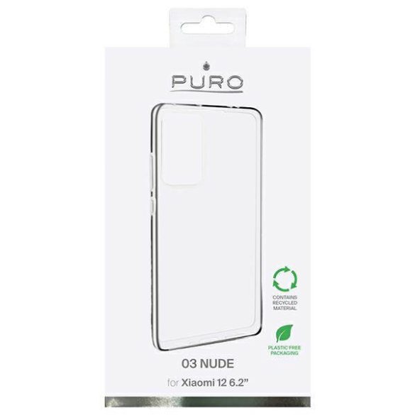 Puro Nude 0.3mm Xiaomi 12/12x átlátszó tok