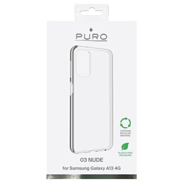Puro Nude 0.3mm Samsung A13 4G A135 átlátszó tok