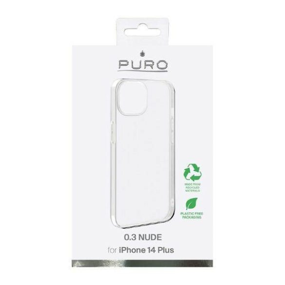 Puro Nude 0,3 iPhone 14 Plus / 15 Plus 6,7" átlátszó IPC146703NUDETR tok