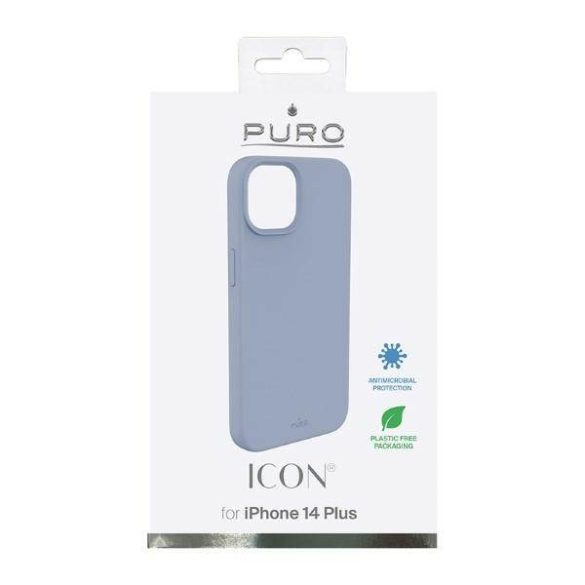 Puro ICON tok iPhone 14 Plus / 15 Plus 6.7" Sierra kék IPC1467ICONLBLUE IPC1467ICONLBLUE