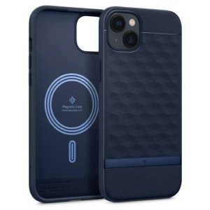 Spigen Caseology Parallax MAG iPhone 14 Plus Magsafe Midnight Blue tok