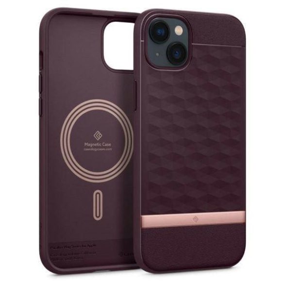 Spigen Caseology Parallax MAG iPhone 14 Plus Magsafe burgundi tok