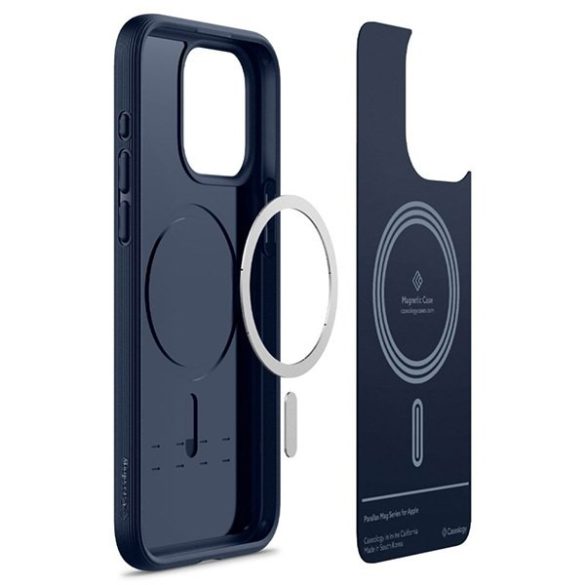 Spigen Caseology Parallax MAG iPhone 15 Pro Max 6.7" Magsafe tengerészkék ACS06615 ACS06615 tok