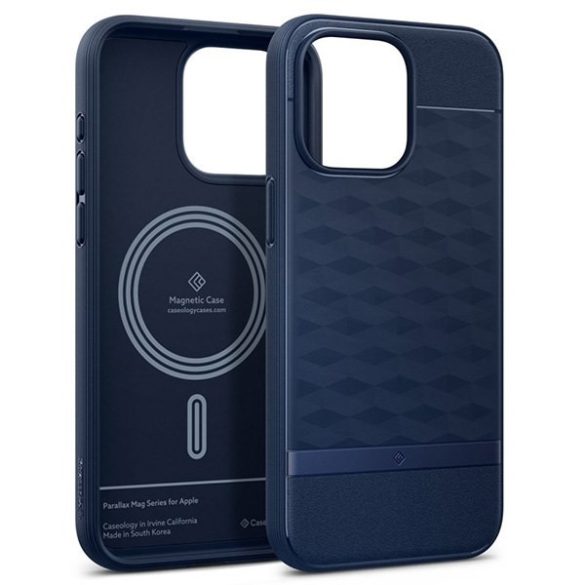 Spigen Caseology Parallax MAG iPhone 15 Pro Max 6.7" Magsafe tengerészkék ACS06615 ACS06615 tok