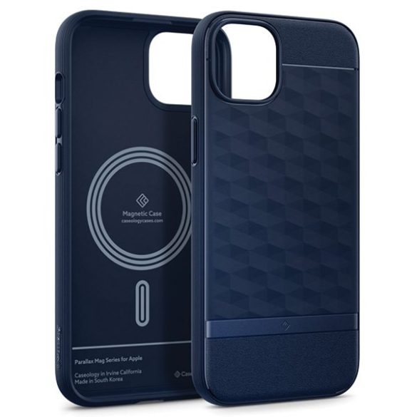 Spigen Caseology Parallax MAG iPhone 15 Magsafe Midnight Blue tok