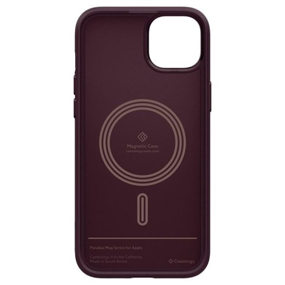 Spigen Caseology Parallax MAG iPhone 15 Magsafe burgundi tok