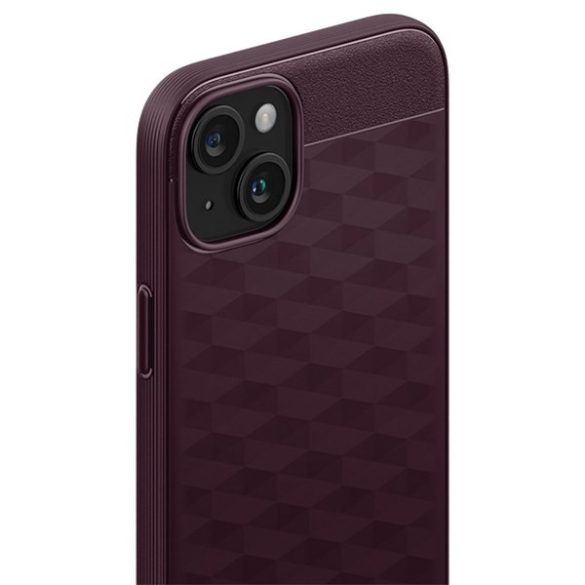 Spigen Caseology Parallax MAG iPhone 15 Magsafe burgundi tok