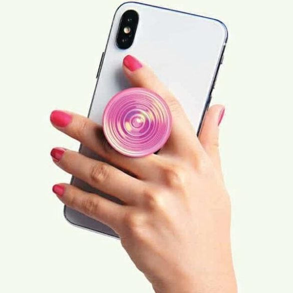 Popsockets Ripple Opalescent Pink 804972 telefonra ragasztható fogantyú - premium