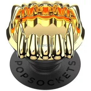 PopSockets Say Cheese MagSafe telefon fogantyú és állvány - arany