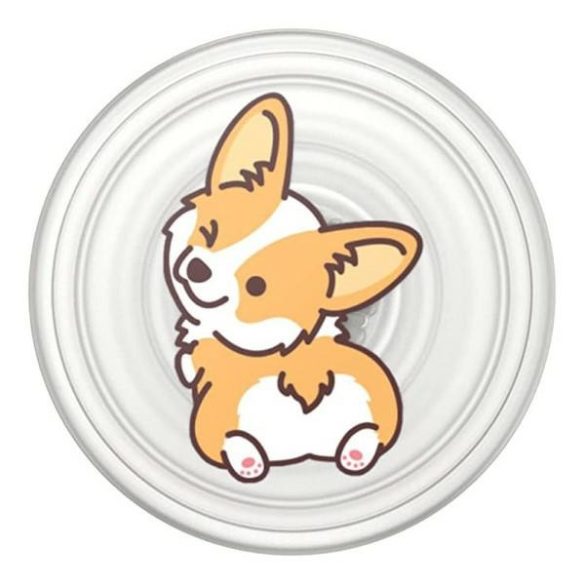 Popsockets PlantCore Grip Cheeky Corgi 806487 telefonra ragasztható fogantyú