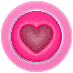   Popsockets Crystal Heart Grip MagSafe telefon fogantyú és állvány - rózsaszín