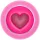 Popsockets Crystal Heart Grip MagSafe telefon fogantyú és állvány - rózsaszín