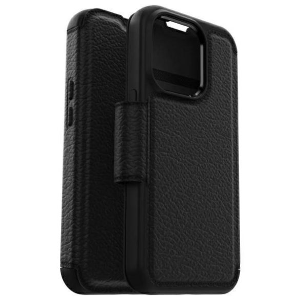 Otterbox Strada Wallet kinyitható tok iPhone 14 Pro - fekete