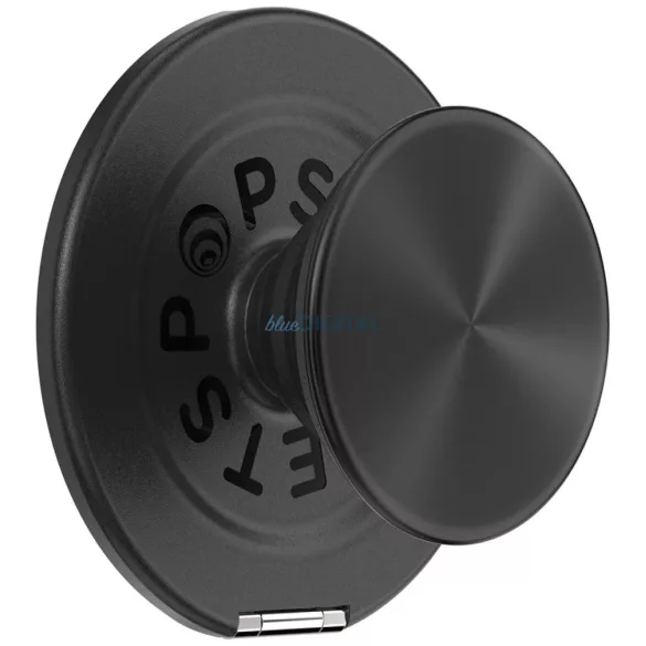 PopSockets Aluminum Radial MagSafe telefon fogantyú és állvány - fekete