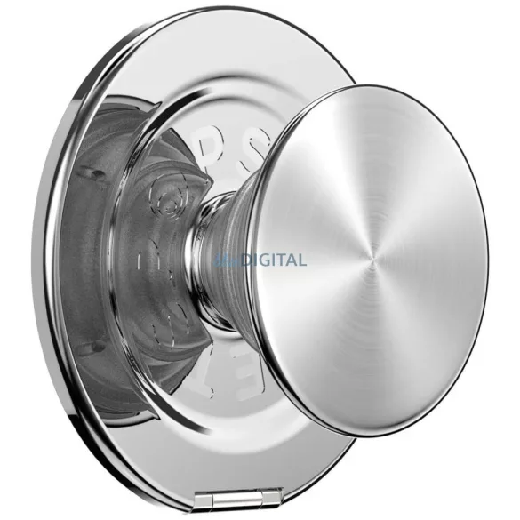 PopSockets Aluminum Radial MagSafe telefon fogantyú és állvány - ezüst