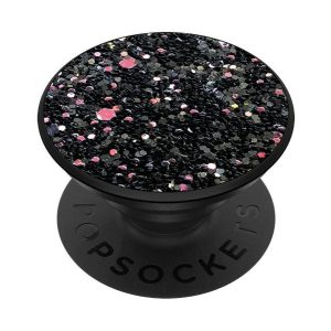 Popsockets 2 Sparkle Black 800498 telefonra ragasztható fogantyú - premium