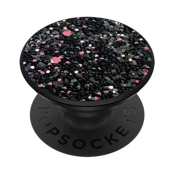 Popsockets 2 Sparkle Black 800498 telefonra ragasztható fogantyú - premium