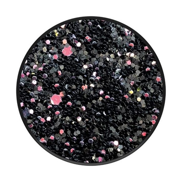 Popsockets 2 Sparkle Black 800498 telefonra ragasztható fogantyú - premium