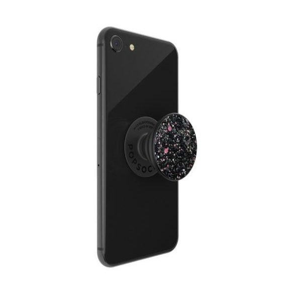 Popsockets 2 Sparkle Black 800498 telefonra ragasztható fogantyú - premium