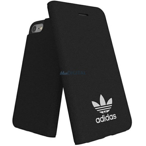 Adidas OR Booklet tok NEW BASIC iPhone 6/6S/7/8/SE2020/SE2022 fekete-fehér 26903